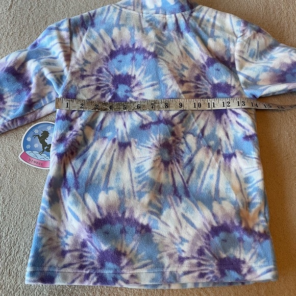 NWT btween Girls’ Tie-Dye Fleece Pullover 7 - Picture 11 of 12